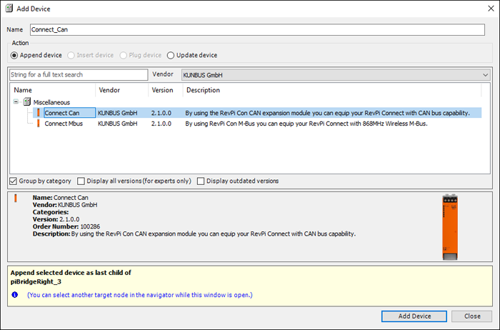revpi codesy add con module