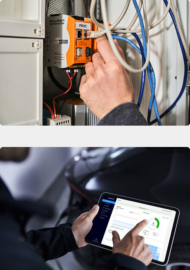 Charging processes are conveniently monitored and controlled remotely via the ChargePilot Dashboard 