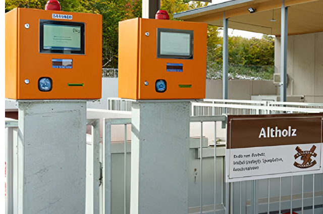 Operator terminals for container scales